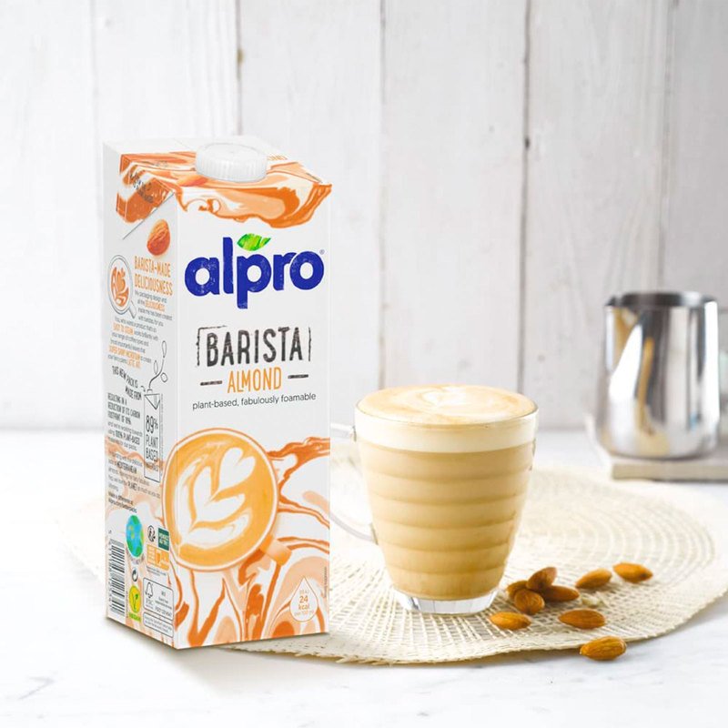 8 X Bevanda Alla Mandorla Barista Professional Alpro Da 1L