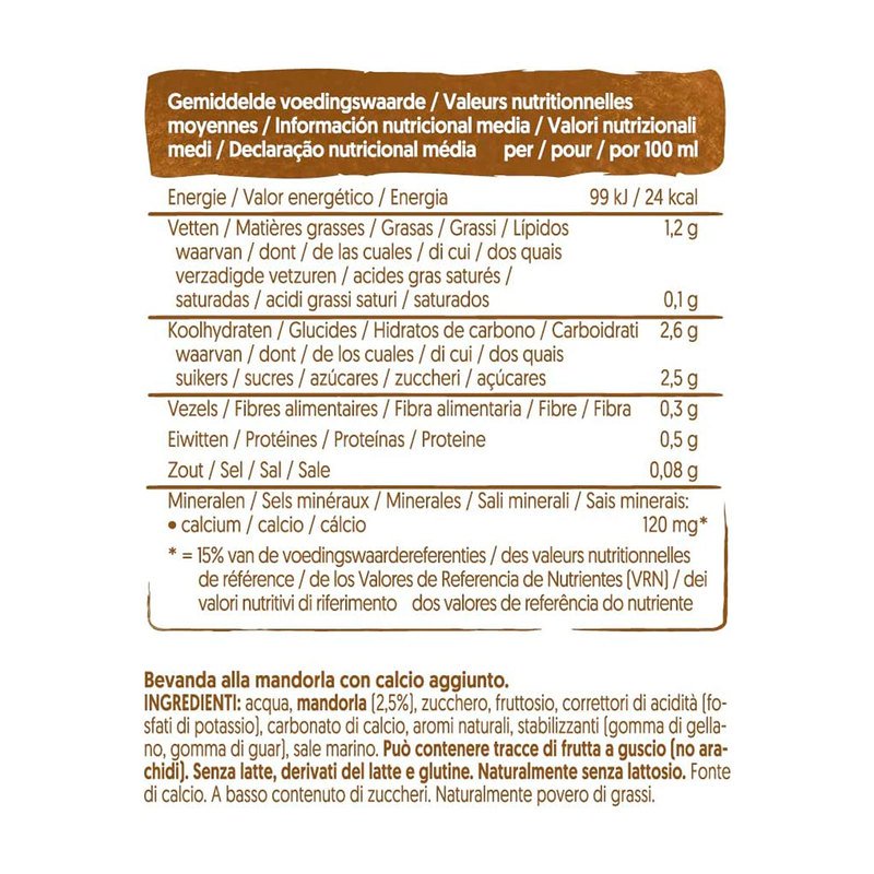8 X Bevanda Alla Mandorla Barista Professional Alpro Da 1L
