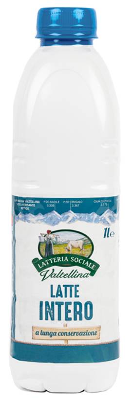12 X Latte intero della Valtellina UHT da 1L