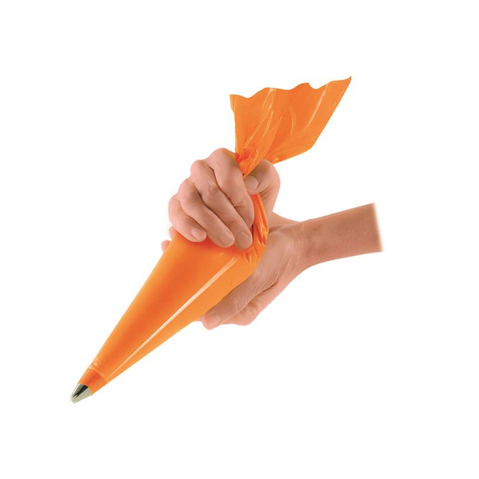 100 X Sac A Poches Monouso Arancio 55cm