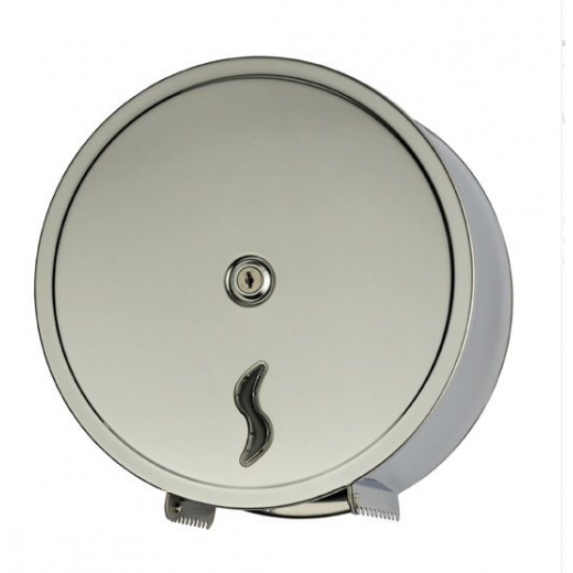 BRINOX Dispenser Carta Igienica Mini Jumbo Acciaio Inox AISI 430 Satinato