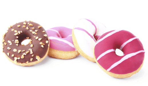 36 X Mix Di Mini Donut Colorati Délifrance Da 35gr