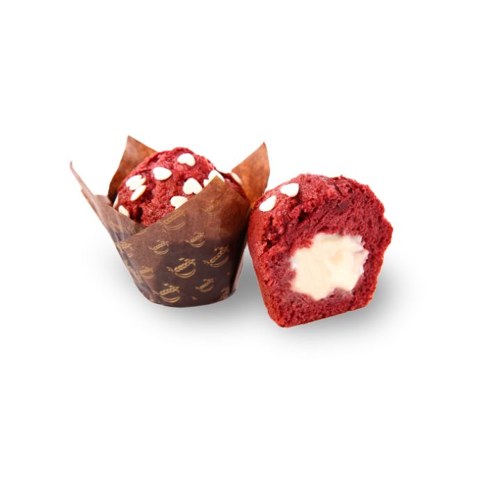 20 X Muffin Tulipano Red Velvet Délifrance Da 90gr