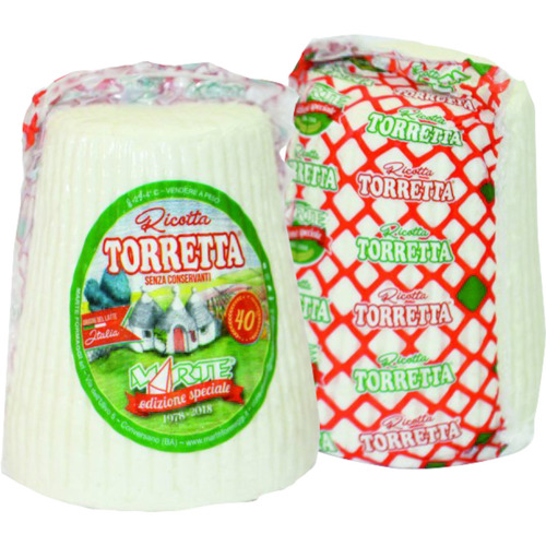 Ricotta Torretta Di Pecora Salata Da Grattuggia Sottovuoto Da 450gr Circa