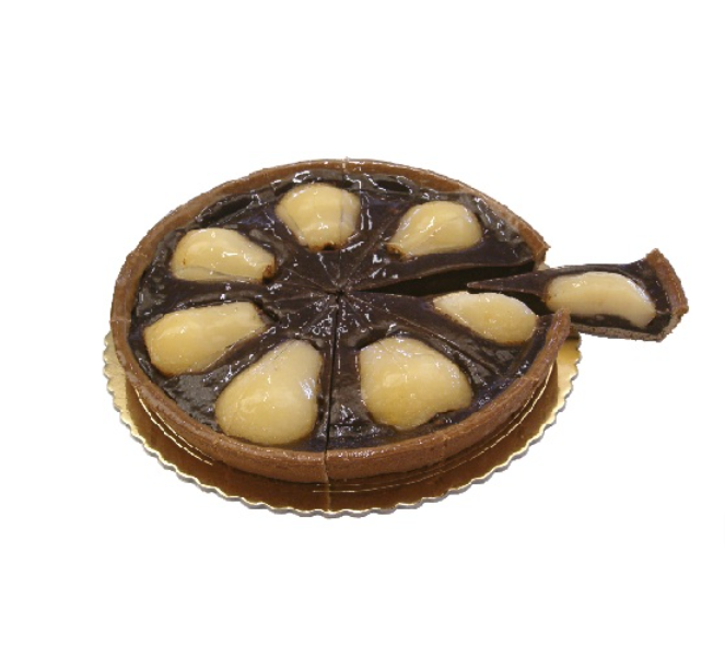 Crostata ai Pere e Cioccolato da 1.4Kg Pretagliata 14 porzioni