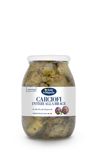 Carciofi Interi Alla Brace In Olio Di Girasole Da 960gr