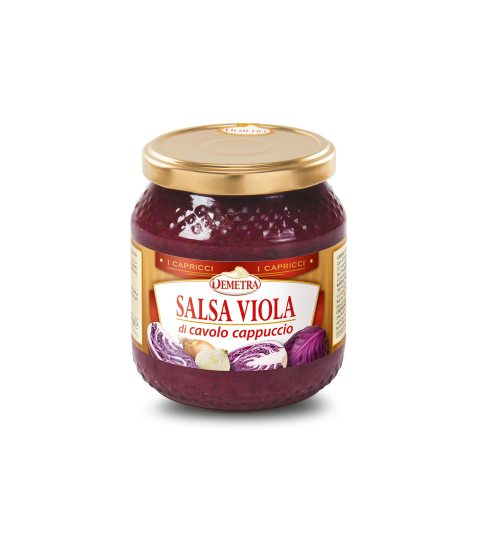Salsa Viola Di Cavolo Cappuccio In Vaso Da 540Gr