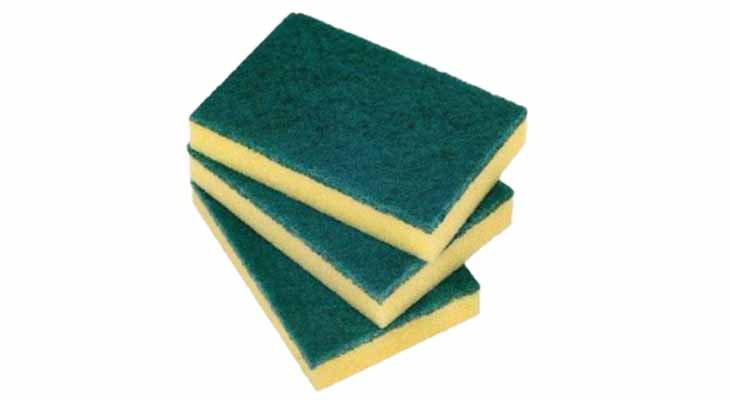 110 X Spugna Abrasiva Doppia Giallo-Verde