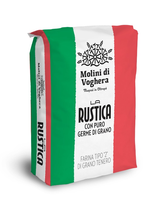 Farina Di Grano Tenero N°2 "La Rustica" Da 25Kg Molini Di Voghera