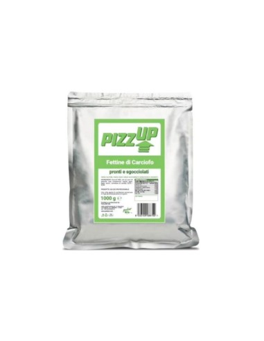 Fettine di Carciofi Sgocciolate In Busta Alluminata Da 1kg Pizzup