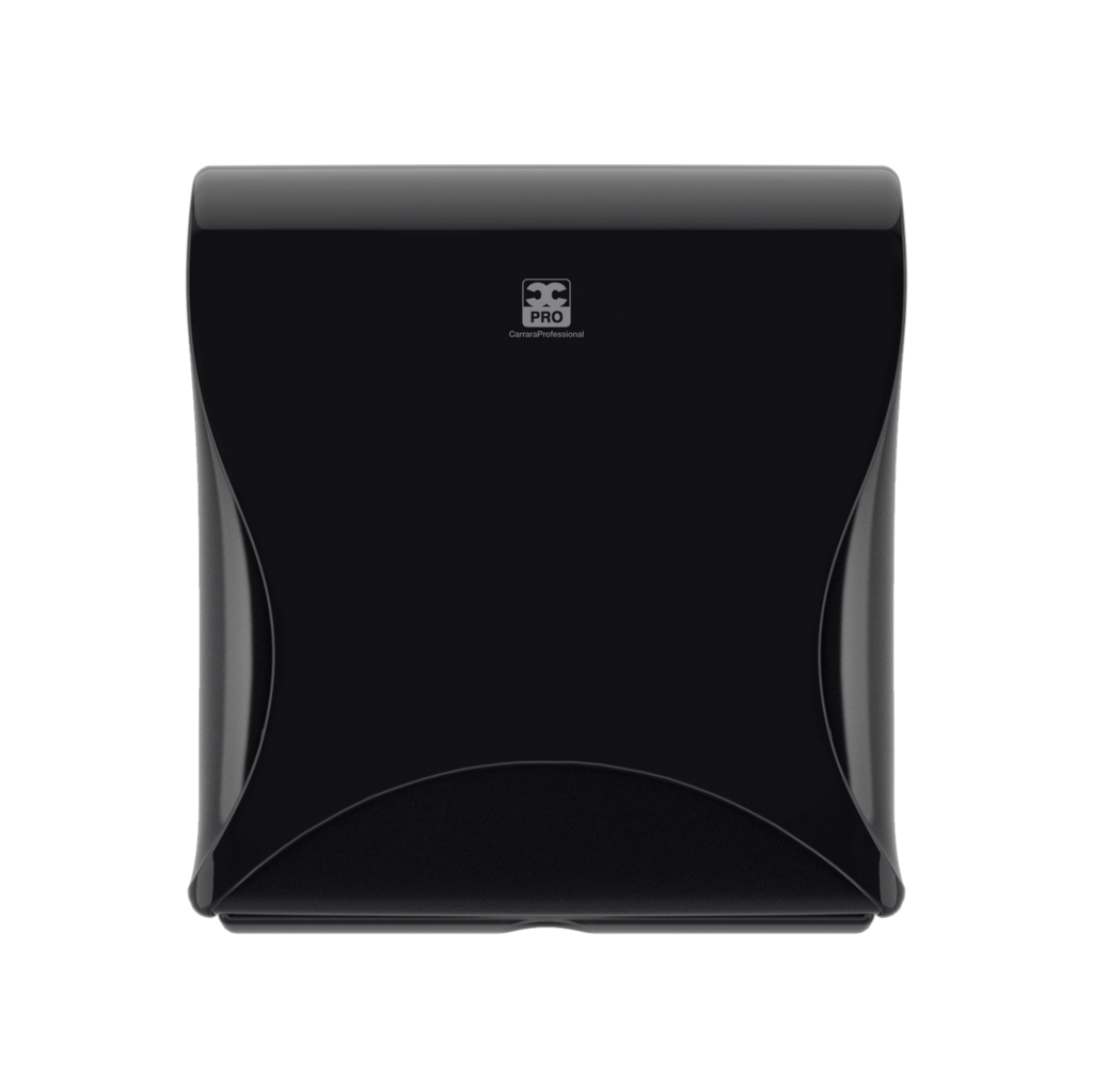 Dispenser Carta Asciugamani In Fogli Piegati Nero