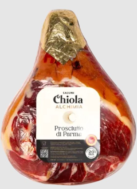 Prosciutto Crudo di Parma Pelato Pressato 20 mesi 7 Kg circa Chiola Salumi