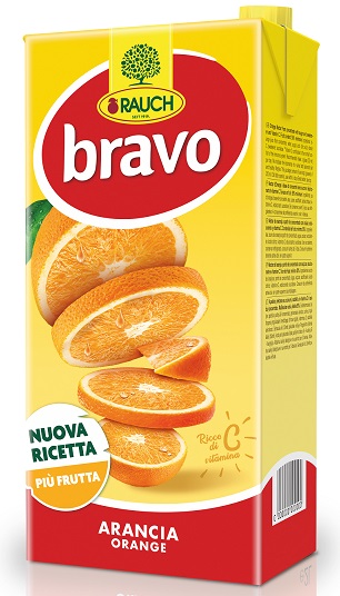 6 X Succo Di Frutta Bravo Arancia 2L