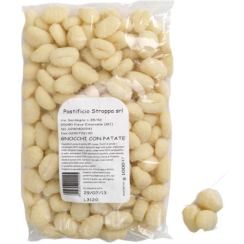 Pasta Fresca  Gnocchi Con Patate Stroppa 1 Kg
