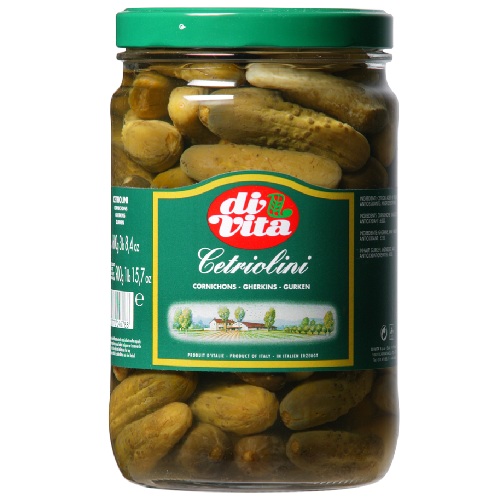 Cetriolini Sottaceto Divita Vaso Da 1600gr