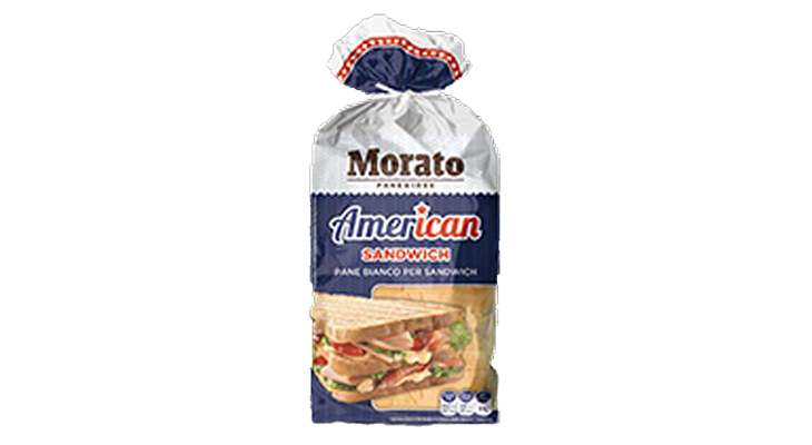 9 X Pane Bianco American Sandwich Morato Da 550gr
