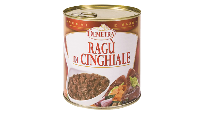 Ragu' Di Cinghiale Demetra Da 820gr