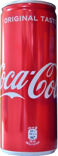 [PO101040] 24 X Coca Cola Lattina 33cl
