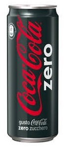 [PO101047] 24 X Coca Cola Zero Lattina 33cl
