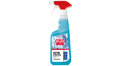 [FOEQOVM0.75X6+6SP] 6 x Detersivo Vetri e Multiuso 750ml + 6 spruzzini