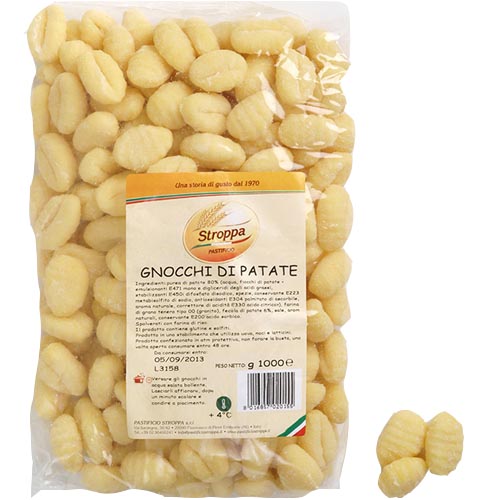 [CA01957] Pasta Fresca Gnocchi Di Patata 80% Stroppa In ATM Da 1Kg