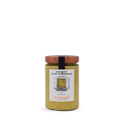 [CI01563] 6 X Crema Di Melanzane In Olio Di Semi Da 580ml
