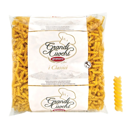 [CA01459] 4 X Pasta Di Semola Granoro Spirali/Fusilli Da 3Kg