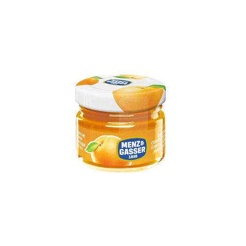 [CA07115] 48 X Confettura Extra Pesca Menz Vaso Da 28gr