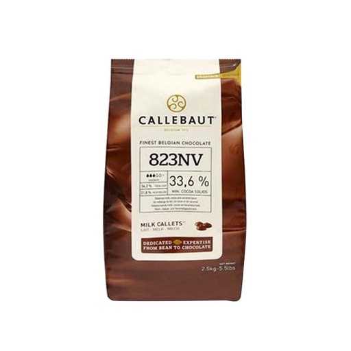 [CAGP08523] Cioccolato Di Copertura Al Latte 823NV Callebaut Da 2,5Kg