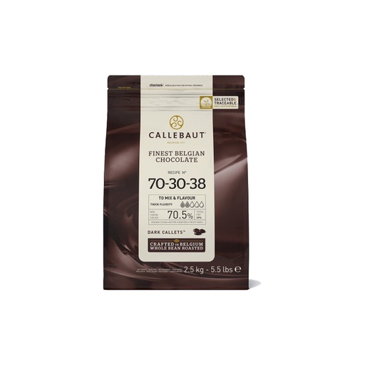 [CAGP08524] Cioccolato Di Copertura Fondente 70% Callebaut Da 2,5Kg