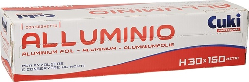 [MA3930015] Alluminio Per Alimenti Cuki Rotolo H30 X 150m