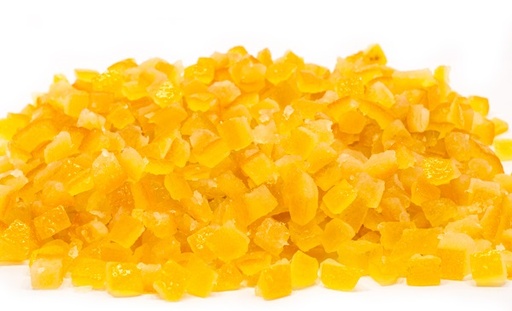 [DIFRCA0400.S-5] Arancio Candito A Cubetto 6X6 Destrosato In Cartone Da 5Kg