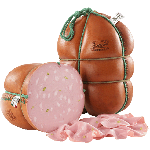 [RF71834] Mortadella Gran Riserva 'Favola In Cotenna' Con Pistacchi 1/2 - 6 Kg Circa SV Salumificio Mec Palmieri