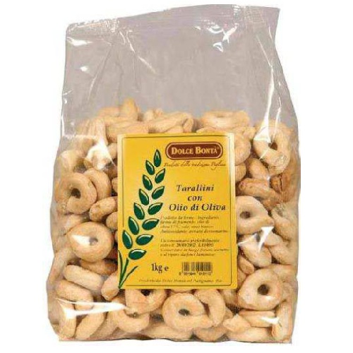 [CA16139] Tarallini Classici Con Olio EVO Dolce Bontà Da 1Kg