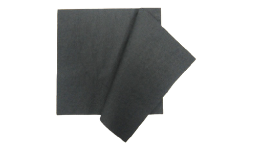 [CC32204] 2000 X Tovaglioli 2 Veli Pura Cellulosa 24X24 - Nero