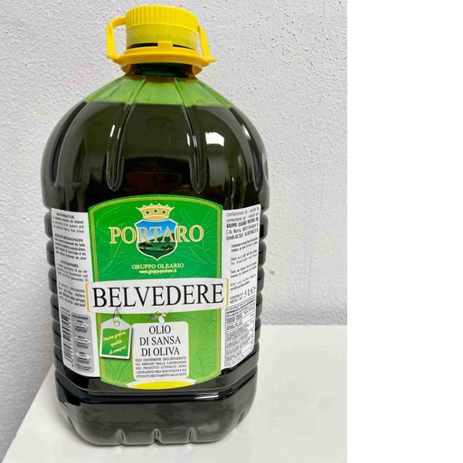 [POR113] Olio Di Sansa di Oliva Belvedere PET da 5L