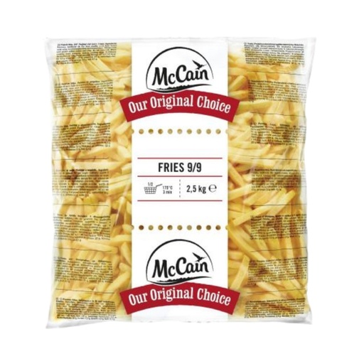 [MC10110] 5 X Patatine Fritte Original 9/9 McCain Da 2,5Kg