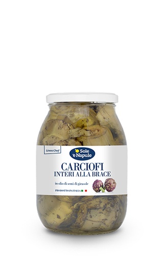 [SOCAROL] Carciofi Interi Alla Brace In Olio Di Girasole Da 960gr