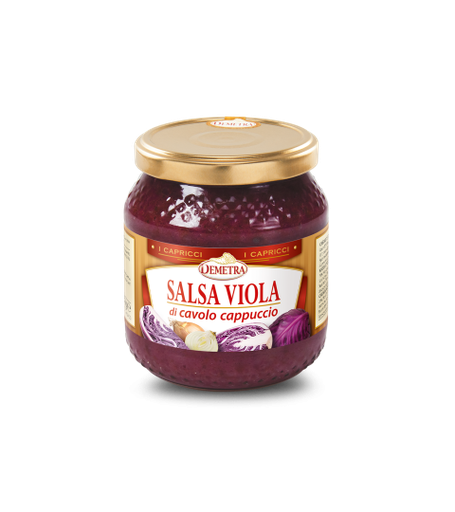 [CA19279] Salsa Viola Di Cavolo Cappuccio In Vaso Da 540Gr