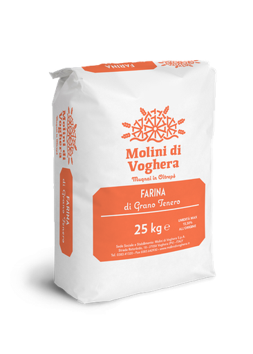 [MV102/25] Farina Di Grano Tenero 00 Da 25Kg Molini Di Voghera PS