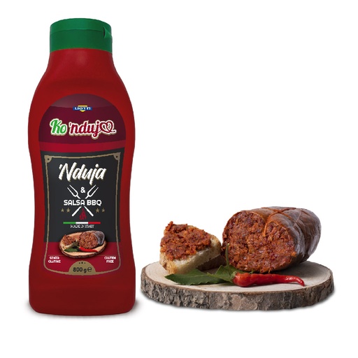 [LIF931] Salsa 'Nduja e Barbecue Squeezer Bottiglia Da 800gr