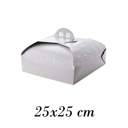 [CAGP00502] 100X Scatola Quadrata Per Torta 25X25