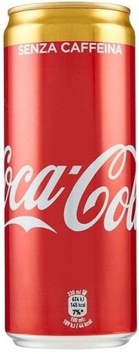 [PO101042] 24 X Coca Cola Senza Caffeina Lattina 33cl