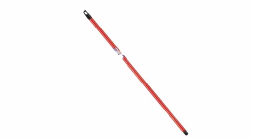 [LSH900.008] Manico Metallo Ricoperto Di Plastica A Vite H 130cm